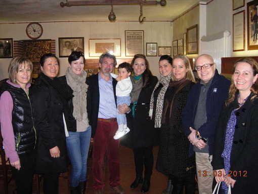 L'importatore norvegese, GAYA WINE, e lo staff del ristorante Solsiden di Oslo in visita a Poli.